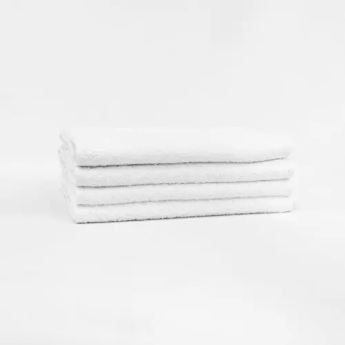 11x44 White Fitness Towel, Neck Towel, Athletic Towel