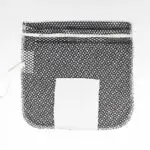 12x12 Black Mesh Zipper Laundry Glove Bag 1