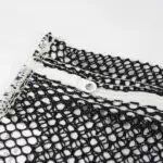 12x12 Black Mesh Zipper Laundry Glove Bag 2