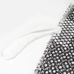 12x12 Black Mesh Zipper Laundry Glove Bag 3