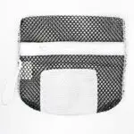 12x12 Mesh Zipper Laundry Bags; Black Mesh Glove Bags