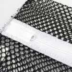 12x12 Mesh Zipper Laundry Bags; Black Mesh Glove Bags