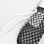 12x12 Mesh Zipper Laundry Bags; Black Mesh Glove Bags