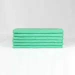 12x12 Green Microfiber Cloth Towels 30gm 2
