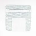 12x12 Grey Mesh Zipper Laundry Glove Bag 1