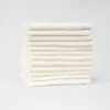 12x12 Standard Ivory Color Washcloths