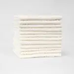 12x12 Standard Ivory Color Washcloths