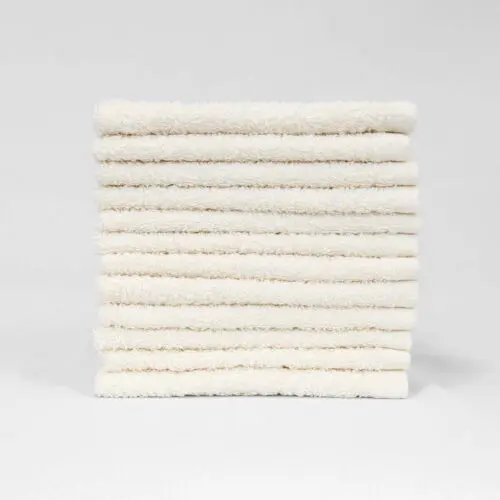12x12 Washcloth, Ivory