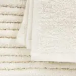 12x12 Standard Ivory Color Washcloths