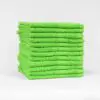 12x12 Standard Lime Green Color Washcloths