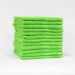 12x12 Standard Lime Green Color Washcloths
