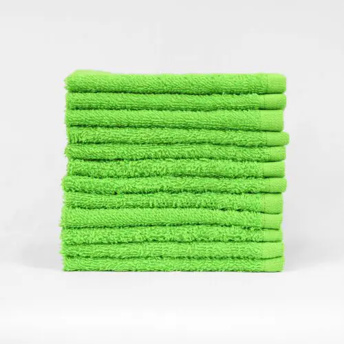 12x12 Washcloth, Lime Green