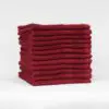 12x12 Standard Maroon Color Washcloths