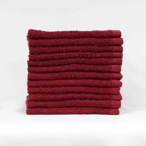 12x12 Washcloth, Maroon