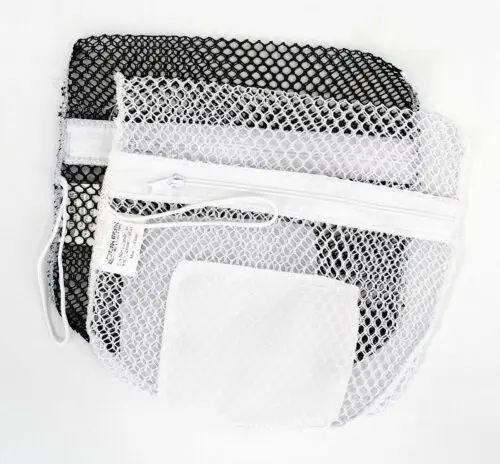 12x12 Mesh Zipper Laundry Bags; Mesh Glove Bags
