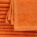 12x12 Standard Orange Color Washcloths