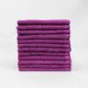 Stack of 12x12 Plum Washcloths