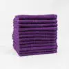 12x12 Standard Purple Color Washcloths