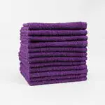12x12 Standard Purple Color Washcloths