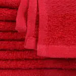 12x12 Standard Red Color Washcloths