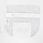 12x12 Mesh Zipper Laundry Bags; White Mesh Glove Bags