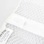 12x12 Mesh Zipper Laundry Bags; White Mesh Glove Bags