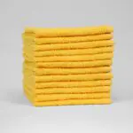12x12 Standard Yellow Color Washcloths