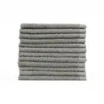 Grey washcloths, 13 x 13, High Quality, wholesale, bulk, wash cloths
