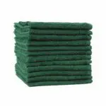 Hunter Green washcloths, 13 x 13, High Quality, wholesale, bulk, wash cloths