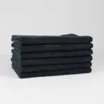 16x16 Black Microfiber Cloth Towels 49gm 1