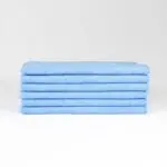 16x16 Blue Microfiber Cloth Towels 35gm 2