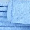 16x16 Blue Microfiber Cloth Towels 35gm 3