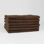 16x16 Brown Microfiber Cloth Towels 49gm 1