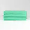 16x16 Green Microfiber Cloth Towels 35gm 2