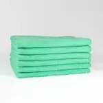 16x16 Green Microfiber Cloth Towels 49gm 1