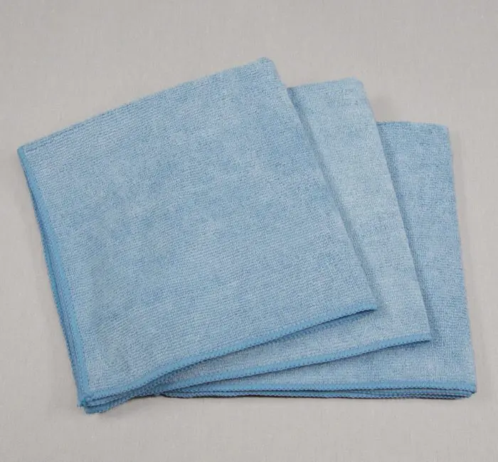 16x16 Microfiber Cloth 35g Porcelain Blue Towels