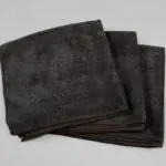 16x16 Microfiber Cloth 49g Black Towels