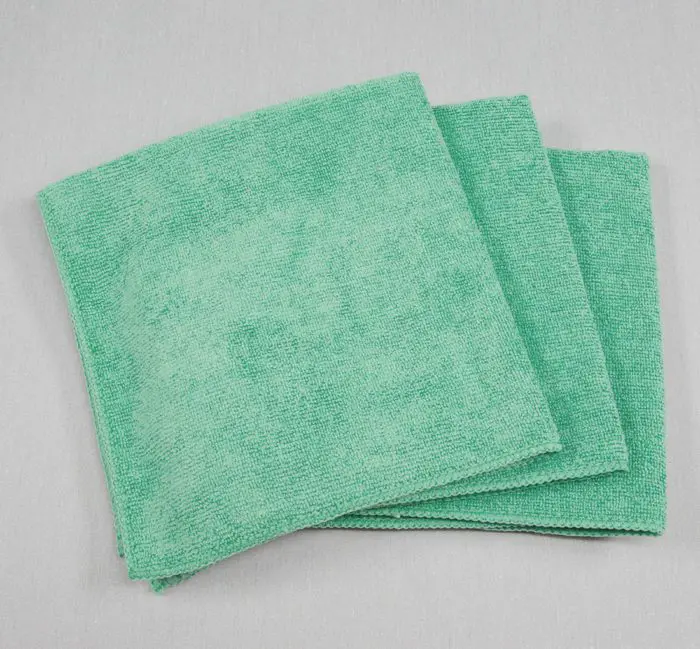 16x16 Microfiber Cloth 49g Green Towels