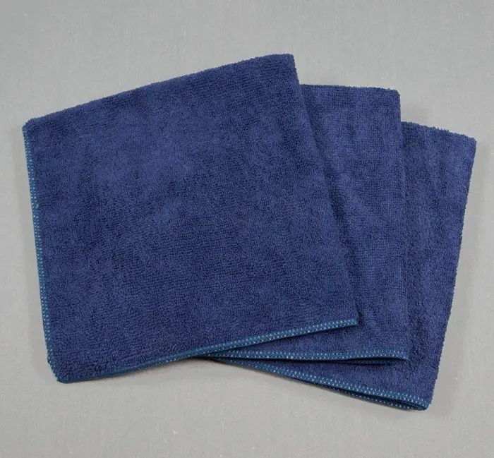 16x16 Microfiber Cloth 49g Navy Blue Towels
