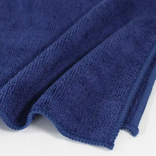 16x16 Navy Microfiber Cloth Towels 49gm 4