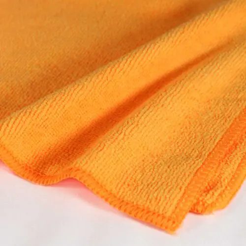 16x16 Orange Microfiber Cloth Towels 49gm 4