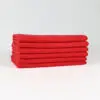 16x16 Red Microfiber Cloth Towels 35gm 1