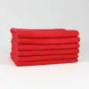 16x16 Red Microfiber Cloth Towels 49gm 1