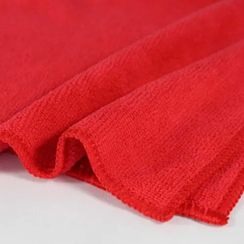 16x16 Red Microfiber Cloth Towels 49gm 4