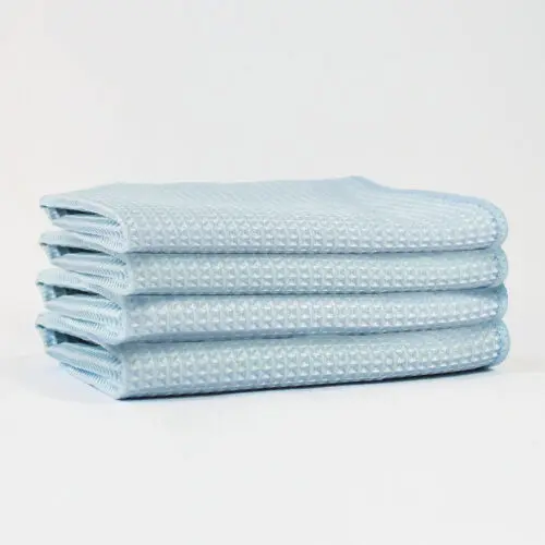16x16 Waffle Weave Microfiber Cloth Towels 55gsm