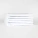 16x16 White Microfiber Cloth Towels 35gm 1