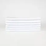 16x16 White Microfiber Cloth Towels 35gm 2