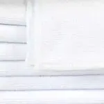 16x16 White Microfiber Cloth Towels 35gm 3