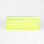 16x16 Yellow Microfiber Cloth Towels 35gm 2
