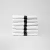Black Center Stripe Gym Towels from Texon